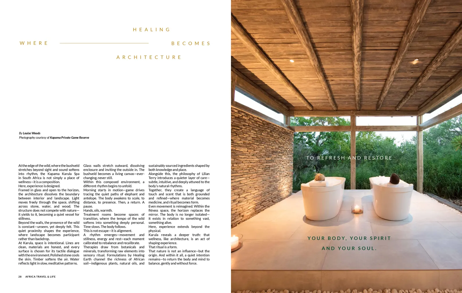 Spread from Issue 03: Where Healing Becomes Architecture