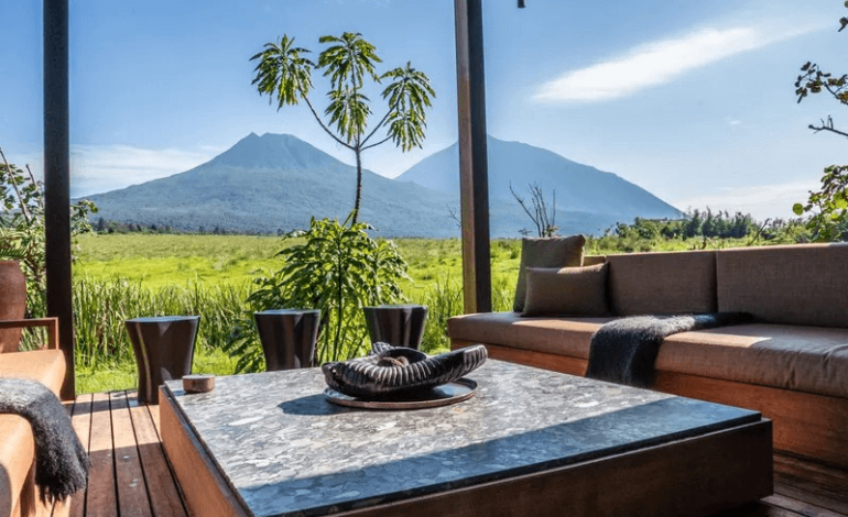 A Volcanic Mountain View Suite in Rwanda