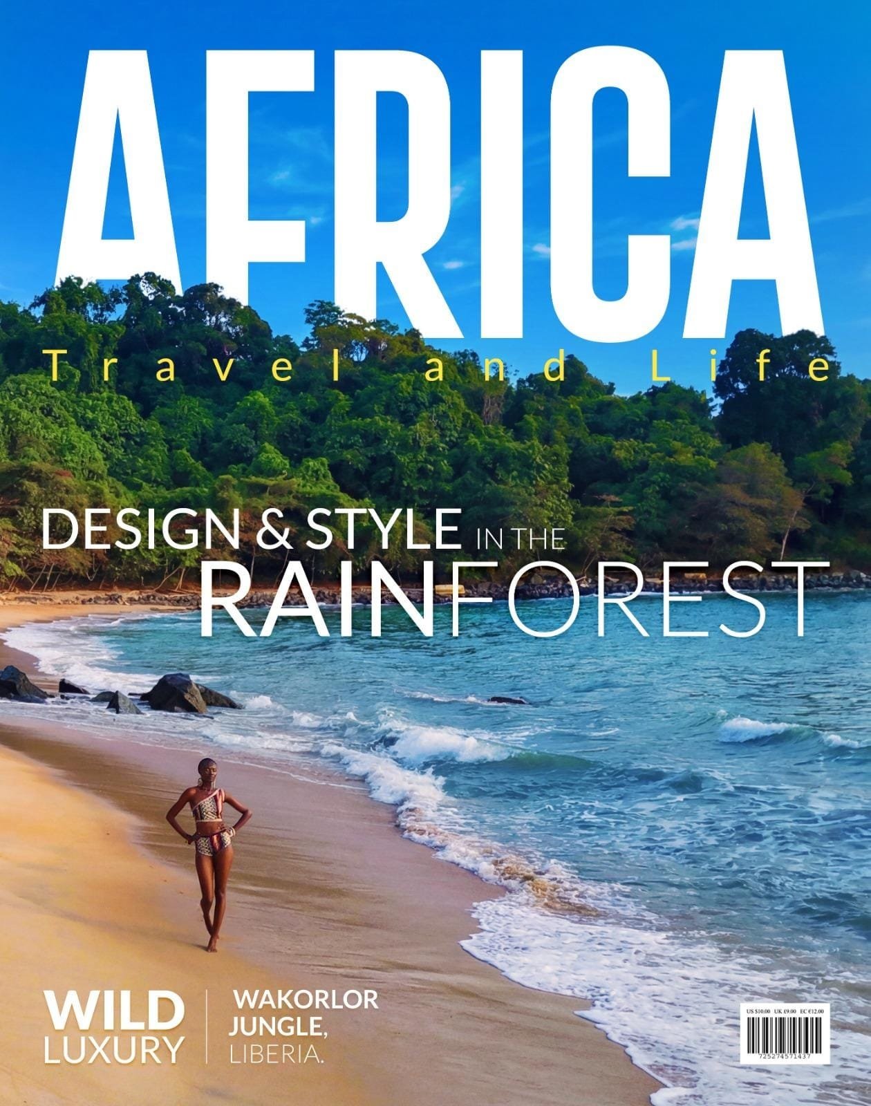 Africa Travel & Life Issue 03 cover: Design and Style in the Rainforest
